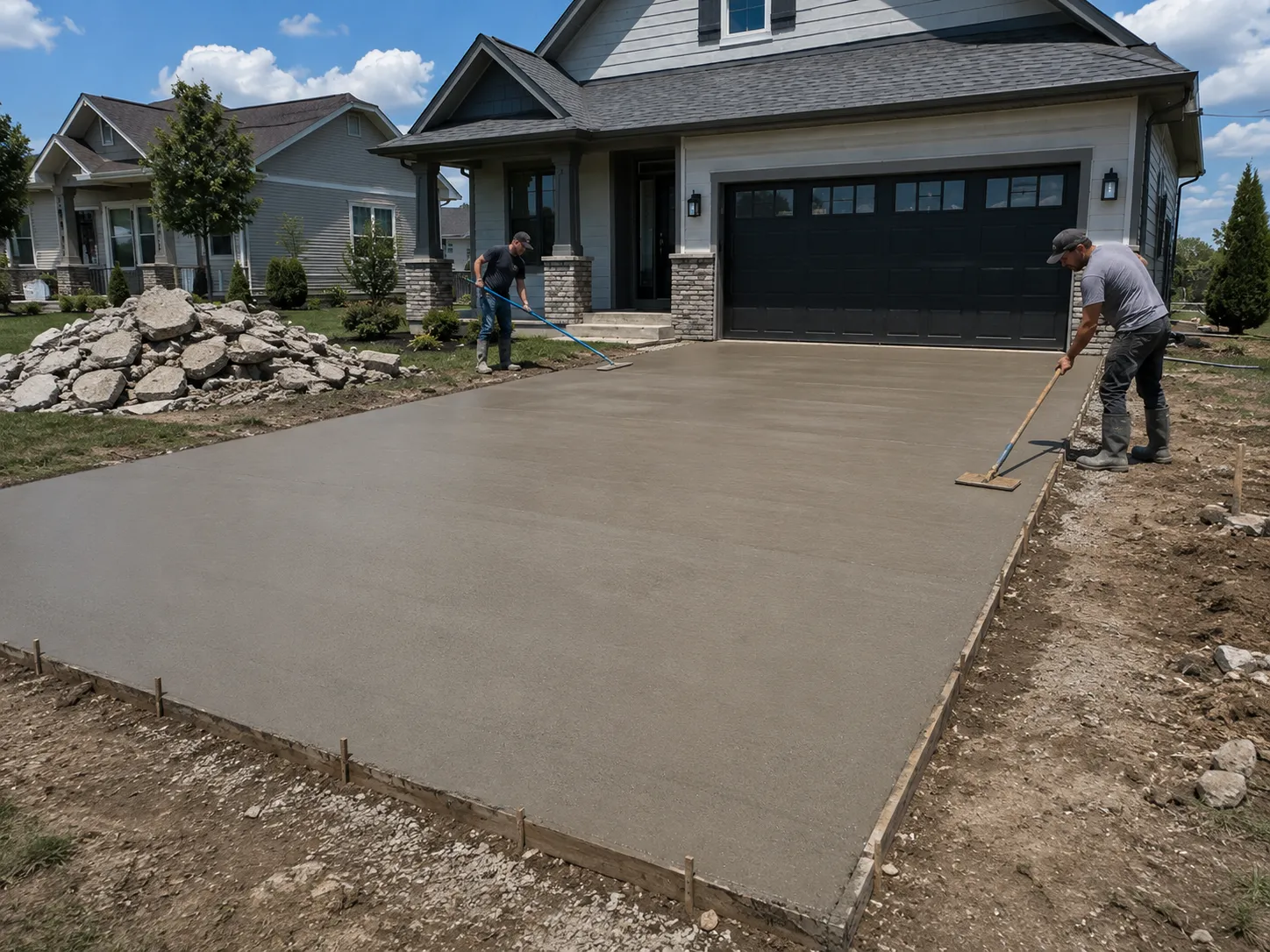 Concrete driveway replacement overview